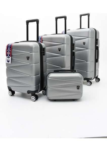 Yefa Kırılmaz Abs 4 Lü Valiz Seti