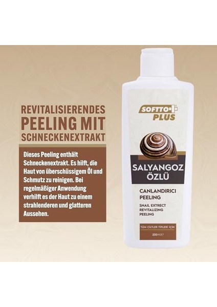 Softto Plus Salyangoz Özlü Peeling 200ML fiyatları