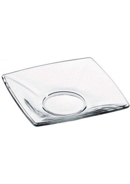 6'lı Kare Çay Tabağı