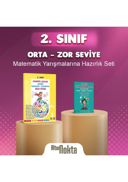 2. Sınıf Bilsem - Kanguru - Olimpiyat Seti Orta-Zor