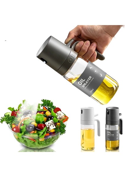 250 ml Kulplu Cam Yağ Limon Sos Spreyi Yağ Şişesi Yağdanlık Zeytinyağı Limon Püskürtücü