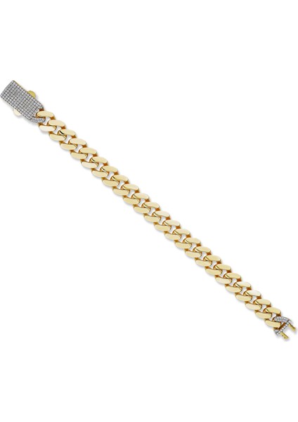 11 mm 18K Altın Kaplama Özel Tasarım Gurmet Bileklik modelleri