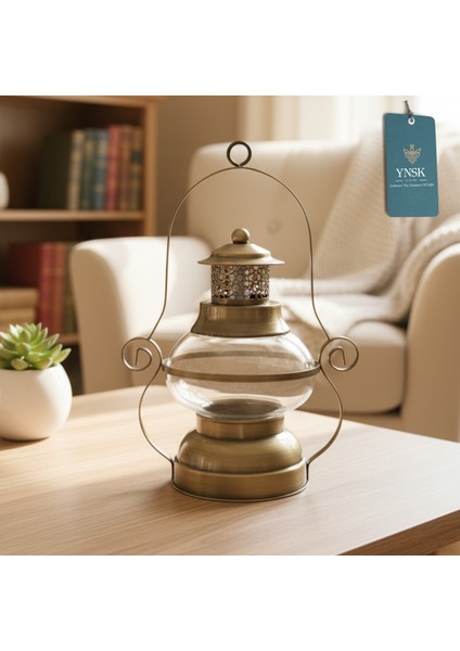 | Hephaestus | Retro Metal Mumluk & Fener (27x21 cm)