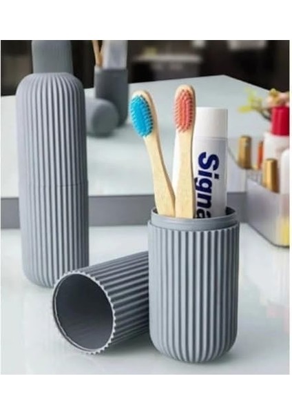 Taşınabilir Seyahat Diş Fırçası Kutusu – Şık Gri, Kompakt ve Hijyenik Diş Fırçası & Macun Saklama Kabı | Seyahat, Ofis ve Günlük Kullanım Için modelleri