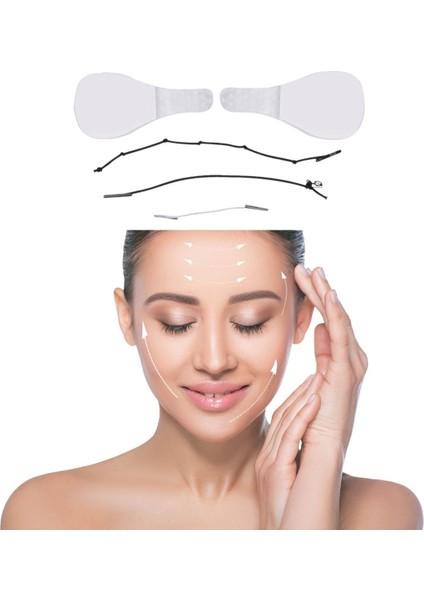Lastikli Yüz Kaş Göz Boyun Gerdirme Kaldırma Bantları 40 Adet fiyatları