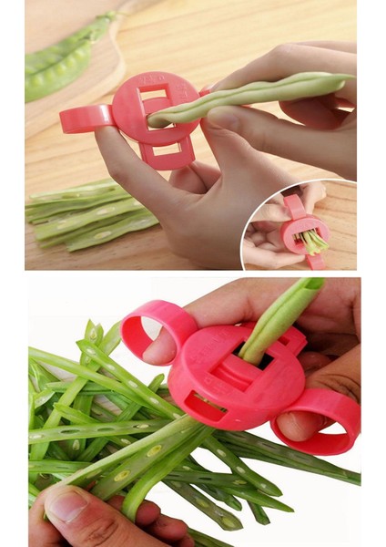 Ayarlanabilir Yeşil Fasulye Dilimleme Kesici Pratik Bamya Bakla Vs Parçalayıcı Dilimleyici indirimleri