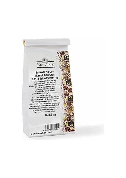 Beta Baharatlı Kış Çayı (Seylan Çayı - Ceylon Tea) 50GR - B.1113