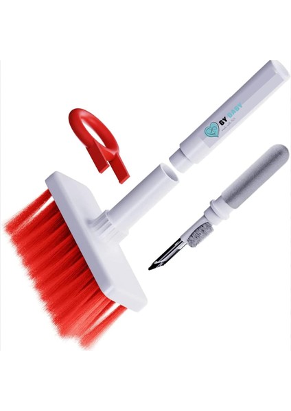 5'i 1 Arada Klavye ve Kulaklık Temizleme Seti, Ekonomik Bakım Kiti