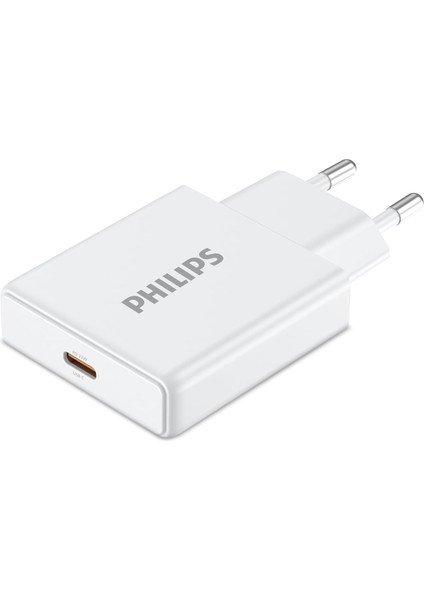 DLP4311C Type-C Hızlı Şarj, 33W Powerdelivery 3.0 + Quickcharge 3.0, Akım Korumalı, Slim Şarj (Beyaz)