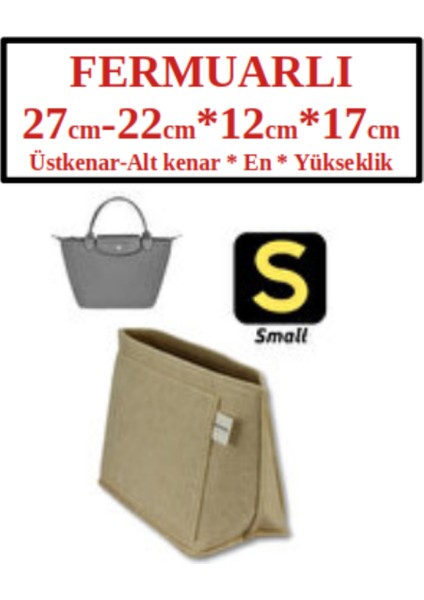 Zipterra-Kadın Çanta Içi Organizer-Longch. Çantaya Uygun