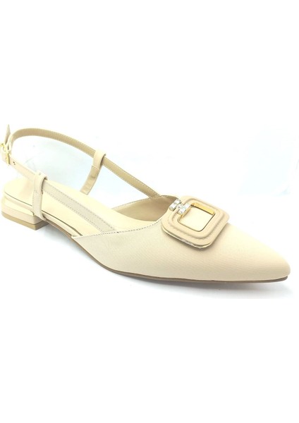 310 Bej Saten 41 42 Büyük Numara Kadın Ayakkabı indirimleri