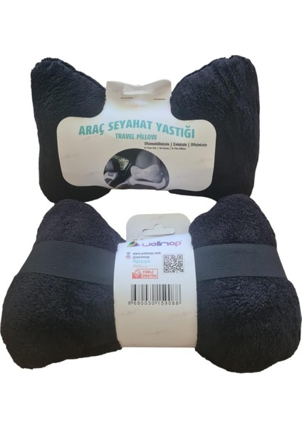Boyun Yastık 2'li Siyah
