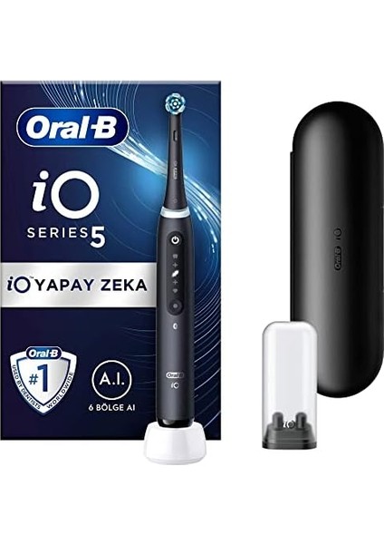 Oral-B Io - 5 Siyah Yapay Zeka Teknolojili Şarjlı/elektrikli Diş Fırçası modelleri