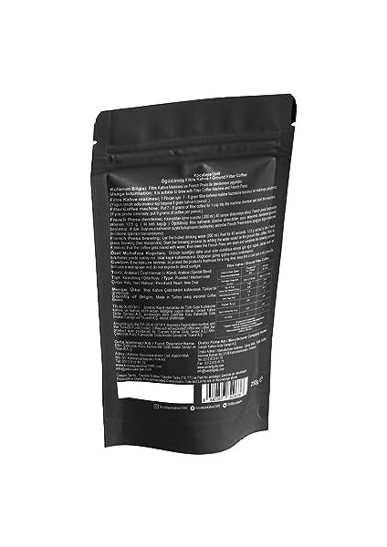 Kocatepe Kahve Filtre Premium, Folyo, 250GR fiyatları