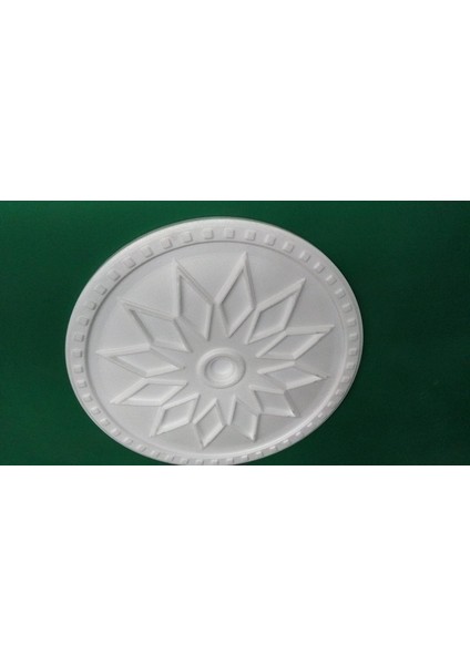 Dekor Göbek Kartonpiyer Stropiyer Tavan Lamba Göbeği - Baklava 48 cm (48X48X3)