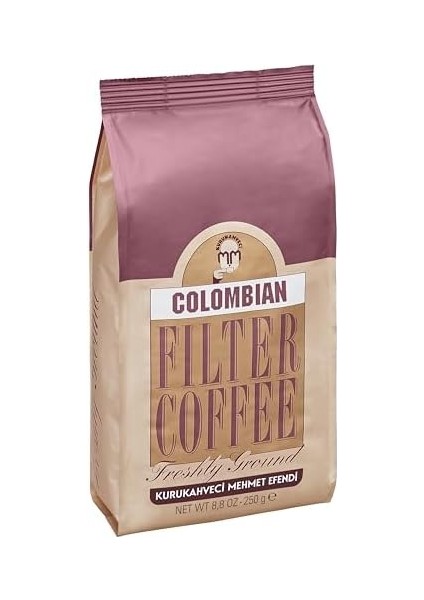 Kurukahveci Mehmet Efendi Mehmet Efendi Colombian Filtre Kahve 250 gr fiyatları