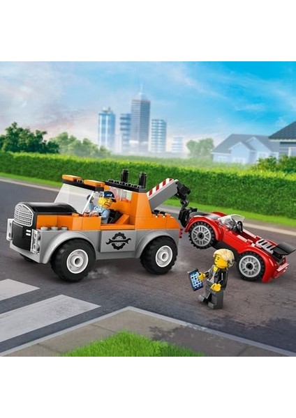 City Çekici Kamyon ve Spor Araba Tamiri 60435-4 Yaş ve Üzeri Çocuklar Için Yaratıcı Oyuncak Yapım Seti (101 Parça) fiyatları