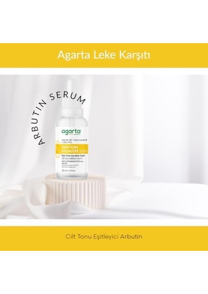 Agarta Leke Karşıtı Cilt Tonu Eşitleyici Arbutin Serum 30 ml fiyatları