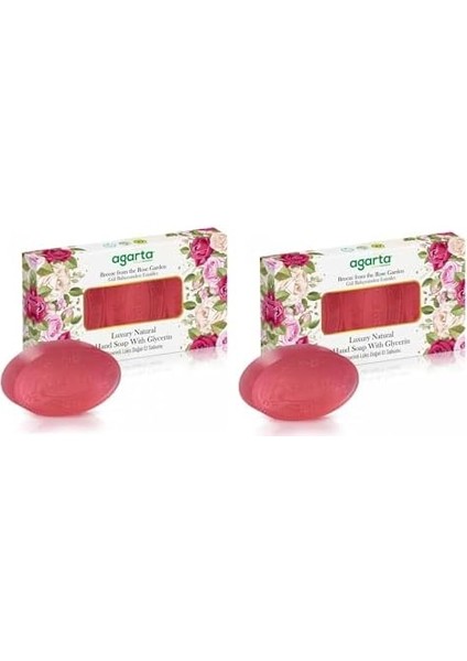 El Yapımı Doğal El Sabunu Gül Bahçesi 3 * 100 gr x 2 Adet (Toplam 6 Adet)