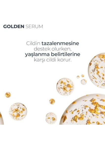 Zaroza Yaşlanma Karşıtı Collagen & Niacinamide & 24K Altın Yapraklı Serum 30 ml