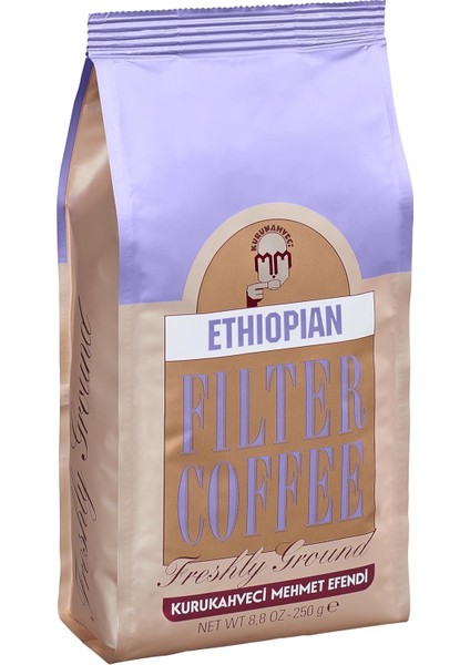 Kurukahveci Mehmet Efendi Ethiopian Filtre Kahve Öğütülmüş 250 G modelleri