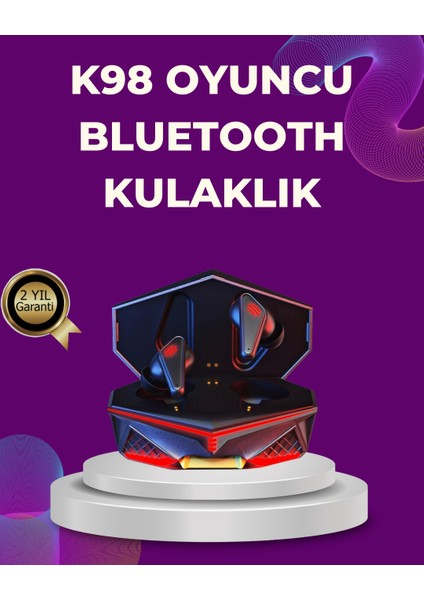 Kablosuz Bluetooth Gaming Kulaklık LED Işıklı - CHT8416-1275