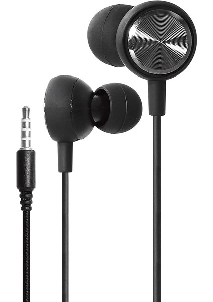 HY-XK15 Mobil Telefon Uyumlu Kulak Içi Siyah Mikrofonlu Kulaklık