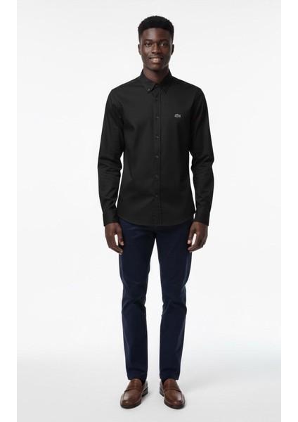 Slim Fit Erkek Pamuk Gömlek