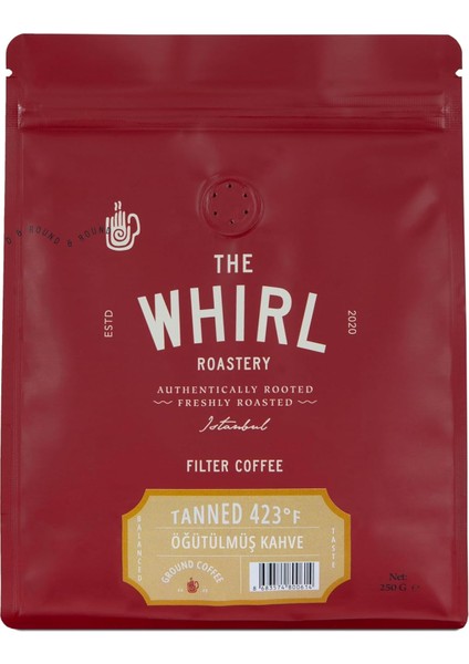 The Whirl Filtre Tanned 423°F 250 G Öğütülmüş modelleri