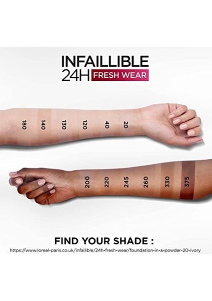 L'oréal Parıs Infaillible 24H Fresh Wear Pudra Fondöten 220 Sand modelleri