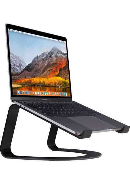 Twelve South Curve MacBook Için | Masaüstü-Stand Dizüstü Bilgisayar ve Dizüstü Bilgisayarlar Için, Mat Siyah
