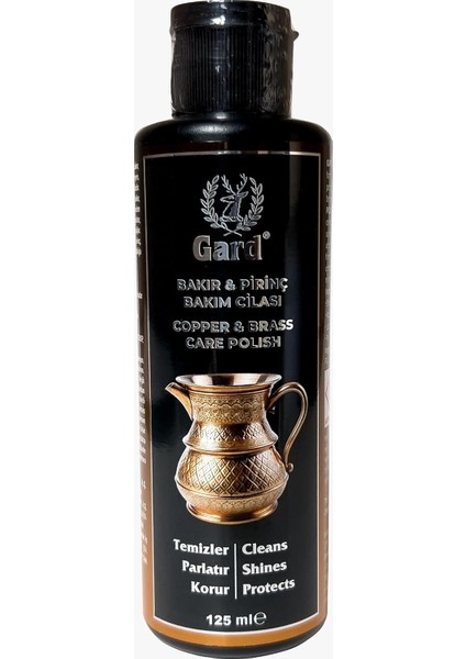 Gard Bakır & Pirinç Bakım Cilası 125 ml fiyatları