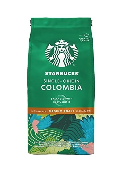 Starbucks Single-Origin Colombia Öğütülmüş Kahve 200 G modelleri