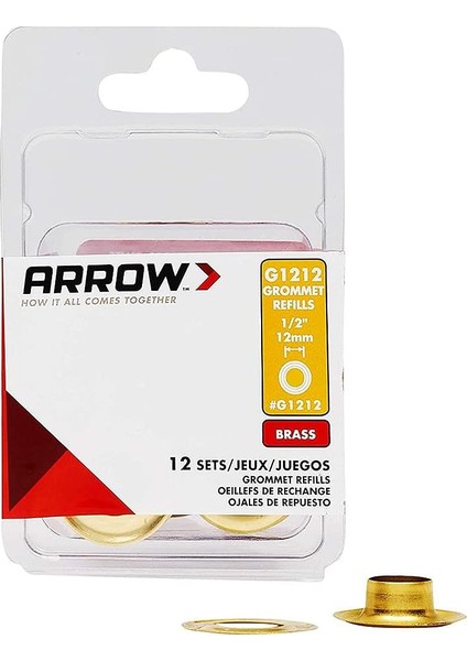 G1212 12MM Pirinç Kuşgözü Perçin