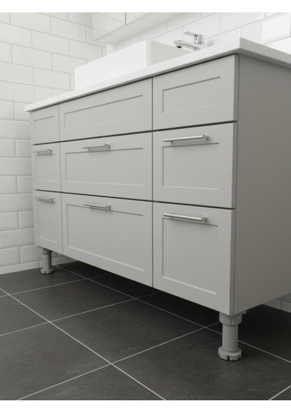 10-15CM Ayarlı Mobilya Ayağı | Baza, Mutfak Banyo Dolabı, Koltuk/kanepe Yüksek Ayak