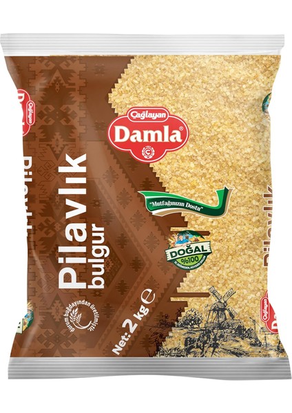 Damla Pilavlık Bulgur 2 kg
