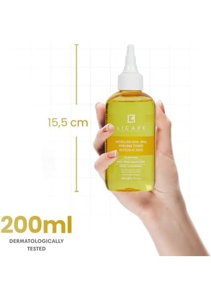 Licape-Micellar Glikolik Asitli Aha-Bha Peeling Tonik 200ML fiyatları