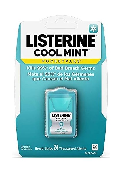 Listerine Cool Mint Nefes Tazeleyici Strip 24LÜ Paket