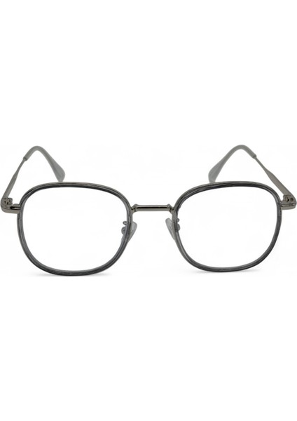 Blue Protect Metal Round Ekran Gözlüğü – Silver Grey