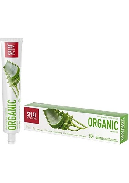 Splat Special Organik Aloe Vera Florürsüz Diş Macunu 75 ml modelleri
