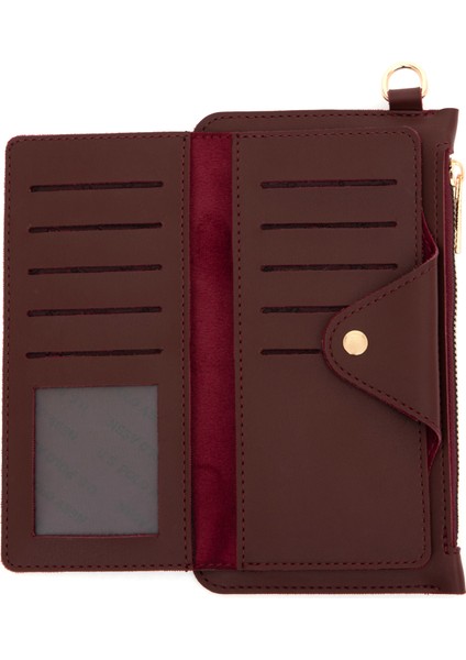 Kadın Bordo Cüzdan 50316864-VR014 indirimleri