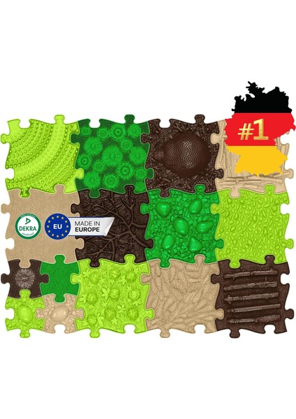 Muffik Touch Of Nature Set - Muffik Doğanın Dokunuşu Seti - 15 Parça Xxl Ortopedik Duyu Matı - Çocuk ve Yetişkinler Için Geniş Kapsamlı Terapi ve Gelişim Seti fiyatları