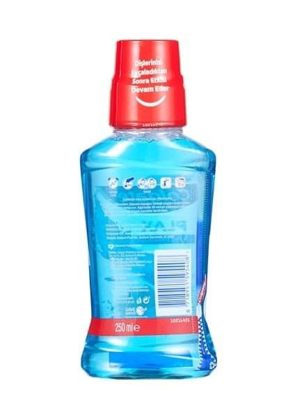 Colgate Plax Ağız Bakım Suyu Nane Ferahlığı, Mavi, 250 ml