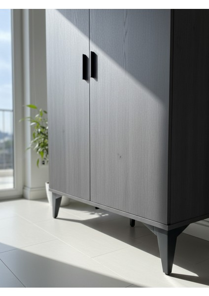 Kanepe Mobilya Koltuk Tv Ünitesi Ayağı 12 Cm Siyah Plastik Yükseltici Ayak Ayakları - SİYAH - 4ADET