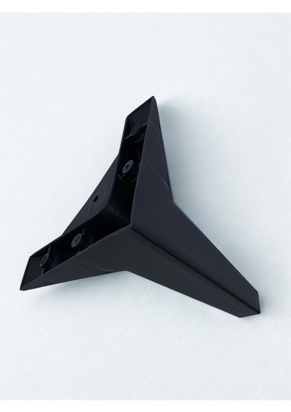 Kanepe Mobilya Koltuk Tv Ünitesi Ayağı 12 Cm Siyah Plastik Yükseltici Ayak Ayakları - SİYAH - 4ADET