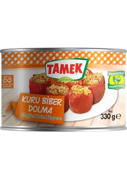 Tamek Kuru Biber Dolma 330 G