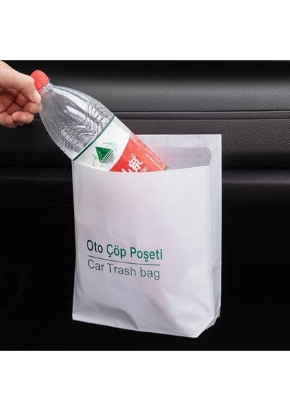 Kyrotech Kendinden Yapışkanlı Tek Kullanımlık Oto Çöp Poşeti, 20’li Paket, Sızdırmaz ve Dayanıklı Araç Içi Torba, Seyahat Için Hijyenik Kullan At, 23X18.5 cm Araba Aksesuarı fiyatları