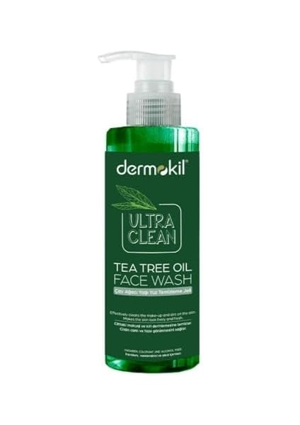 Dermokil Çay Ağacı Yağı Yüz Temizleme Jeli 300 ml