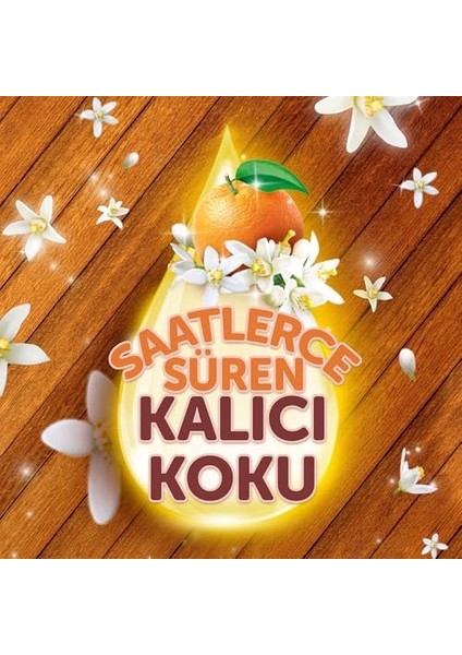 Cif Konsantre Zemin Uzmanı Ahşap ve Laminant Parke Için Yüzey Temizleyici Portakal Çiçeği 895ML