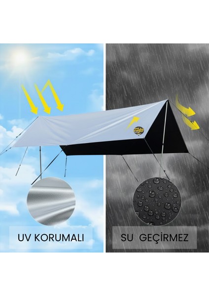 Tarp Gölgelik ve Çadır Tentesi Su Geçirmez Kamp Brandası ve Karavan Tentesi 295X400 cm fiyatları